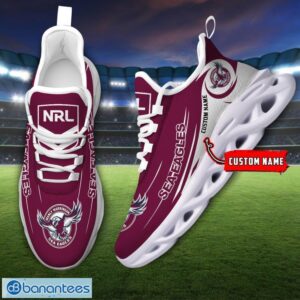 Manly Sea Eagles Personalized Name Gift Max Soul Shoes Men Women Team Shoes Product Photo 3