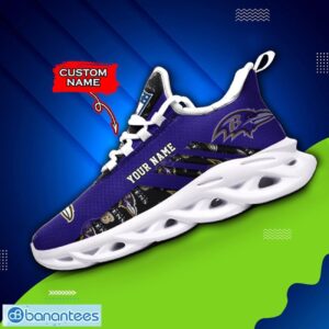 Baltimore Ravens NFL Max Soul Shoes Sneakers Custom Name All Printed Logo Team For Fans Product Photo 4