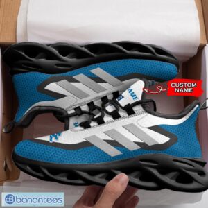 Detroit Lions NFL Max Soul Shoes Sneakers Custom Name Big Striped Sneakers For Fans Product Photo 4