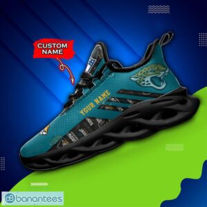 Jacksonville Jaguars NFL Max Soul Shoes Sneakers Custom Name All Printed Logo Team For Fans Product Photo 5