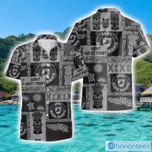 Army Black Knights Hawaiian Tiki Vintage Patterns Hawaiian Shirt Summer Gift Product Photo 1