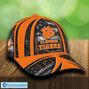 Clemson Tigers USA Flag Patriotic Cap & Hat Print Independence Day For Fans - Clemson Tigers USA Flag Patriotic Cap_1