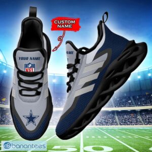 Dallas Cowboys NFL Max Soul Shoes Sneakers Custom Name Big Striped Sneakers For Fans Product Photo 3
