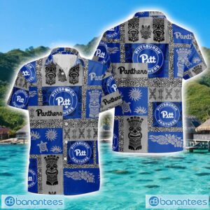 Pittsburgh Panthers Hawaiian Tiki Vintage Patterns Hawaiian Shirt Summer Gift Product Photo 1