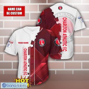 Charlton Athletic F.C Personalized Name 3D Baseball Jersey Shirt Product Photo 1