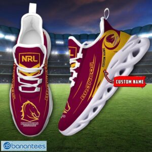Brisbane Broncos Personalized Name Gift Max Soul Shoes Men Women Team Shoes Product Photo 3