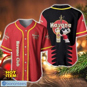 Havana Club Snoopy Baseball Jersey Shirt For Snoopy Lovers Gift Ideas Product Photo 1