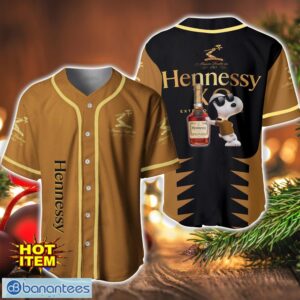 Hennessy Snoopy Baseball Jersey Shirt For Snoopy Lovers Gift Ideas Product Photo 1