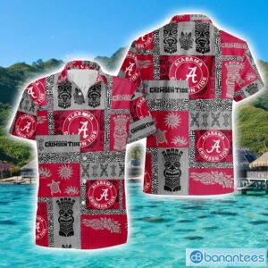 Alabama Crimson Tide Hawaiian Tiki Vintage Patterns Hawaiian Shirt Summer Gift Product Photo 1