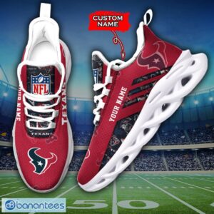Houston Texans NFL Max Soul Shoes Sneakers Custom Name All Printed Logo Team For Fans Product Photo 2