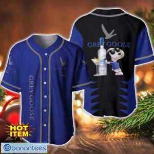 Grey Goose Snoopy Baseball Jersey Shirt For Snoopy Lovers Gift Ideas Product Photo 1