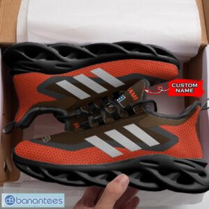 Cleveland Browns NFL Max Soul Shoes Sneakers Custom Name Big Striped Sneakers For Fans Product Photo 4