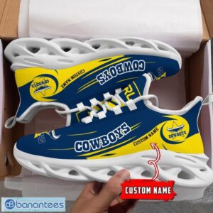 North Queensland Cowboys Personalized Name Gift Max Soul Shoes Men Women Team Shoes Product Photo 4