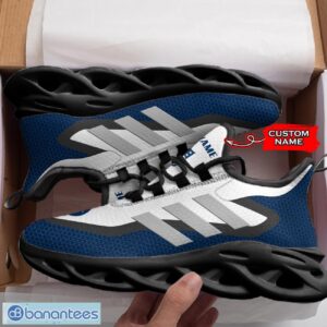 Indianapolis Colts NFL Max Soul Shoes Sneakers Custom Name Big Striped Sneakers For Fans Product Photo 4