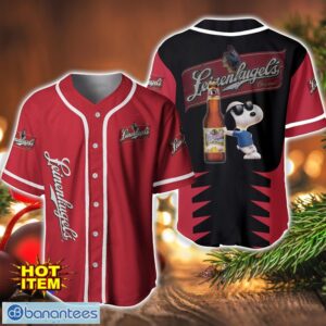 Leinenkugel’s Snoopy Baseball Jersey Shirt For Snoopy Lovers Gift Ideas Product Photo 1