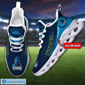 Gold Coast Titans Personalized Name Gift Max Soul Shoes Men Women Team Shoes Product Photo 3