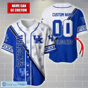 NCAA Kentucky Wildcats Custom Name And Number Sport Baseball Jersey Shirt Product Photo 1