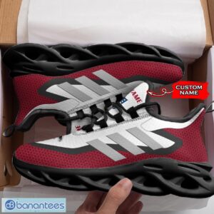 Atlanta Falcons NFL Max Soul Shoes Sneakers Custom Name Big Striped Sneakers For Fans Product Photo 4