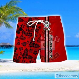 Southampton Turtle Flower Pattern Aloha Hawaiian Shirt And Shorts Beach Set For Men And Women Product Photo 2