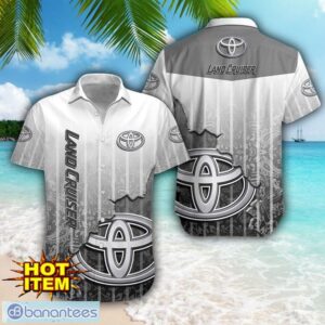 Toyota Land Cruiser Logo Broken Wall Printed 3D Hawaiian Shirt For Fans Product Photo 1