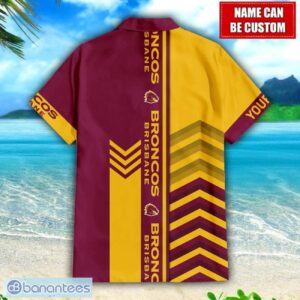 Custom Name Brisbane Broncos NRL Hawaiian Shirt Gift Ideas For Summer Product Photo 2