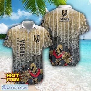 Vegas Golden Knights Logo Broken Wall Printed 3D Hawaiian Shirt For Fans Product Photo 1