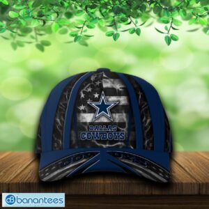 Dallas Cowboys USA Flag Patriotic Cap & Hat Print Independence Day For Fans - Dallas Cowboys USA Flag Patriotic Cap_3