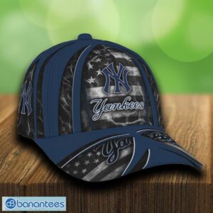 New York Yankees USA Flag Patriotic Cap & Hat Print Independence Day For Fans - New York Yankees USA Flag Patriotic Cap_1