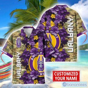 Albany Great Danes Custom Name Personalized Camo Flower Pattern Hawaiian Shirt Product Photo 1