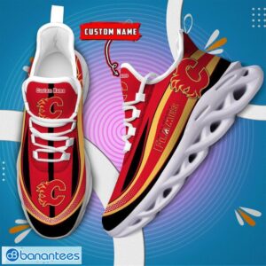 NHL Calgary Flames Sneakers Clunky Max Soul Shoes Men Women Team Shoes Product Photo 1