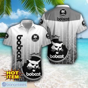 Bobcat Logo Broken Wall Printed 3D Hawaiian Shirt For Fans Product Photo 1