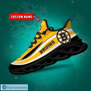NHL Boston Bruins Sneakers Clunky Max Soul Shoes Men Women Team Shoes Product Photo 2
