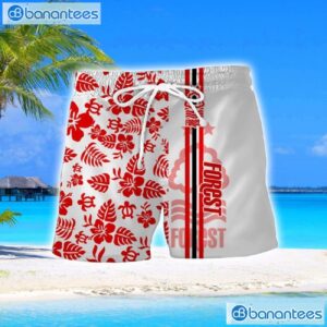 Nottingham Forest F.C Turtle Flower Pattern Aloha Hawaiian Shirt And Shorts Beach Set For Men And Women Product Photo 2