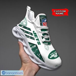 New York Jets NFL Max Soul Shoes Sneakers Custom Name All Printed Logo Team For Fans Product Photo 1