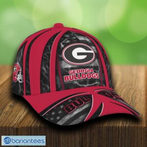 Georgia Bulldogs USA Flag Patriotic Cap & Hat Print Independence Day For Fans - Georgia Bulldogs USA Flag Patriotic Cap_1