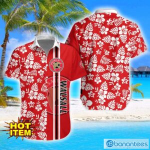 Walsall FC Turtle Flower Pattern Aloha Hawaiian Shirt And Shorts Beach Set For Men And Women Product Photo 1
