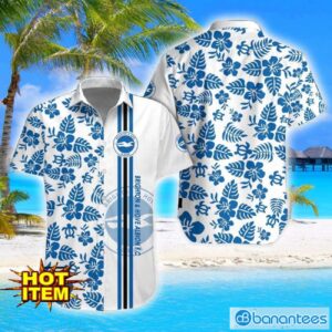 Brighton & Hove Albion F.C Turtle Flower Pattern Aloha Hawaiian Shirt And Shorts Beach Set For Men And Women Product Photo 1