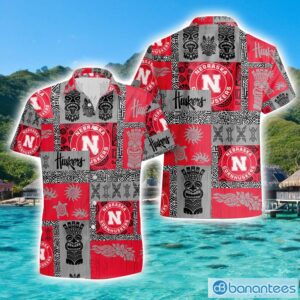 Nebraska Cornhuskers Hawaiian Tiki Vintage Patterns Hawaiian Shirt Summer Gift Product Photo 1