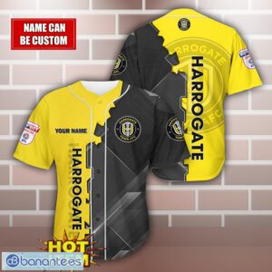 Harrogate Town AFC Personalized Name 3D Baseball Jersey Shirt Product Photo 1