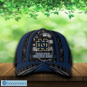 Notre Dame Fighting Irish USA Flag Patriotic Cap & Hat Print Independence Day For Fans - Notre Dame Fighting Irish USA Flag Patriotic Cap_3