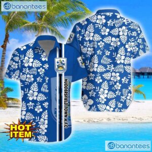 Huddersfield Town A.F.C Turtle Flower Pattern Aloha Hawaiian Shirt And Shorts Beach Set For Men And Women Product Photo 1