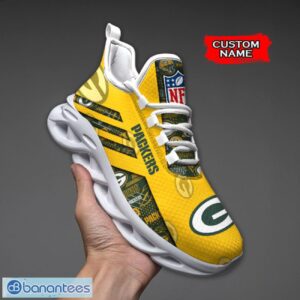 Green Bay Packers NFL Max Soul Shoes Sneakers Custom Name All Printed Logo Team For Fans Product Photo 1