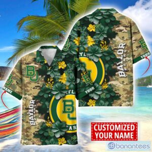 Baylor Bears Custom Name Personalized Camo Flower Pattern Hawaiian Shirt Product Photo 1