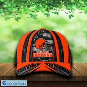 Cleveland Browns USA Flag Patriotic Cap & Hat Print Independence Day For Fans - Cleveland Browns USA Flag Patriotic Cap_3