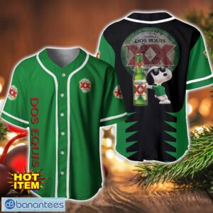 Dos Equis Snoopy Baseball Jersey Shirt For Snoopy Lovers Gift Ideas Product Photo 1