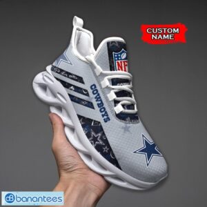 Dallas Cowboys NFL Max Soul Shoes Sneakers Custom Name All Printed Logo Team For Fans Product Photo 1