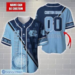 NCAA North Carolina Tar Heels Custom Name And Number Sport Baseball Jersey Shirt Product Photo 1