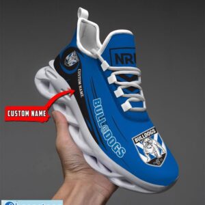 Canterbury Bulldogs Personalized Name Gift Max Soul Shoes Men Women Team Shoes Product Photo 1