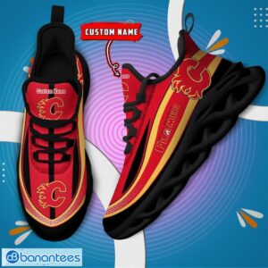 NHL Calgary Flames Sneakers Clunky Max Soul Shoes Men Women Team Shoes Product Photo 6