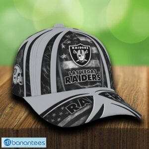 Las Vegas Raiders USA Flag Patriotic Cap & Hat Print Independence Day For Fans - Las Vegas Raiders USA Flag Patriotic Cap_1